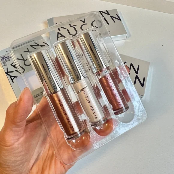 Kevyn Aucoin Kaleidochrome All Over Highlight Palette & Cream Foil Tri Set